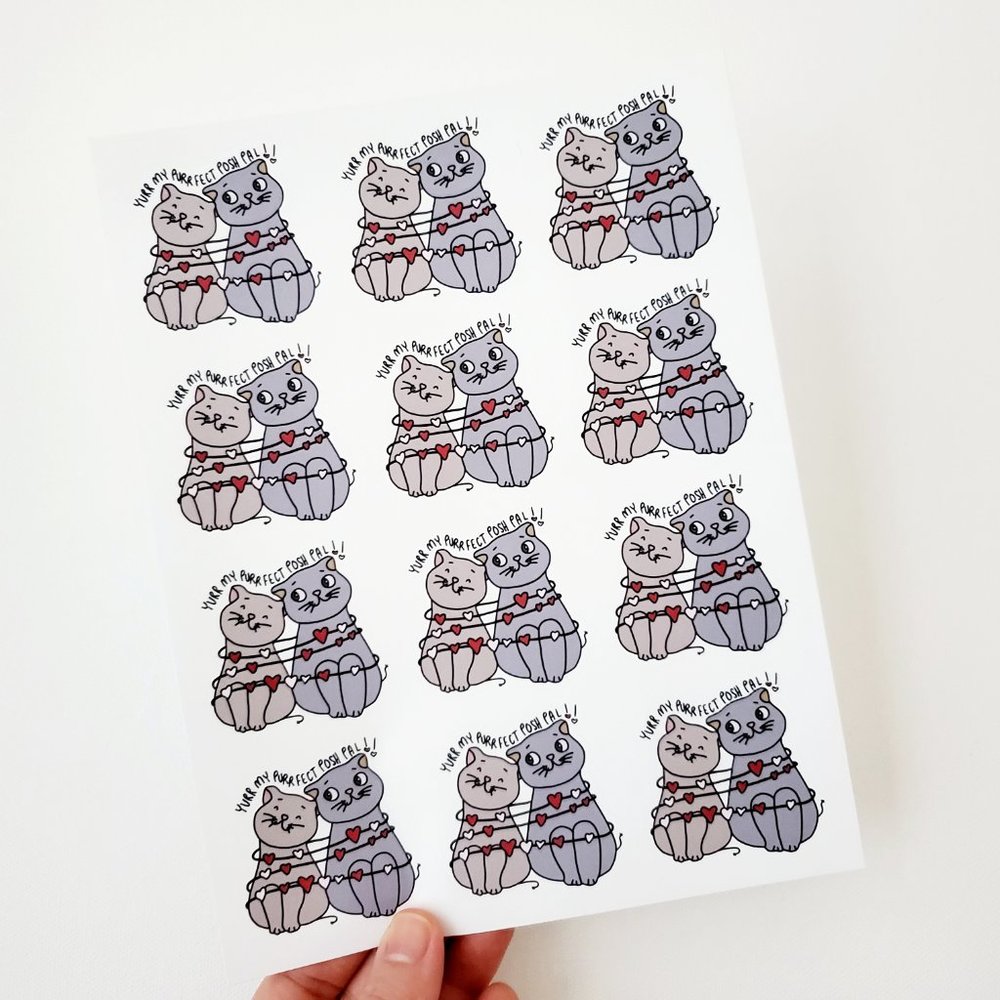 LB058 STICKERS Custom Poshmark Stickers Personalizable Shipping Supplies - Picture 4 of 8